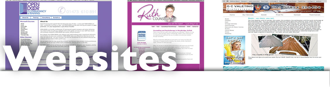 websites from web site designers electric ink ipswich suffolk