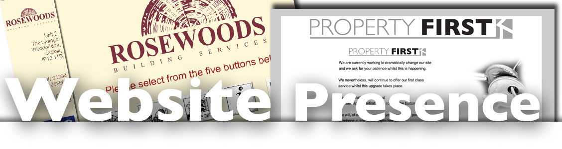 website presence from web site designers electric ink ipswich suffolk