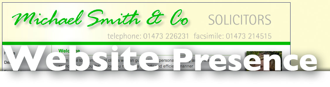 website presence from web site designers electric ink ipswich suffolk